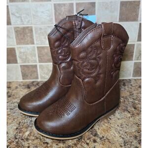 Cat & Jack Memphis Western Toddler Boots- Size 9